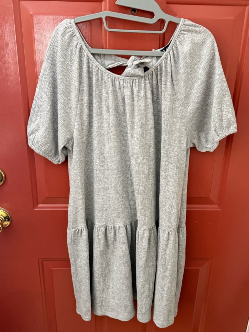 Women’s size small Very j  Tiered Knit Dress with Back Tie